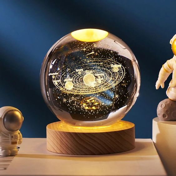 3D Crystal Ball (Saturn)