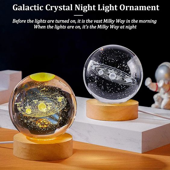 3D Crystal Ball (Saturn)