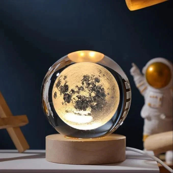3D Crystal Ball (Moon)