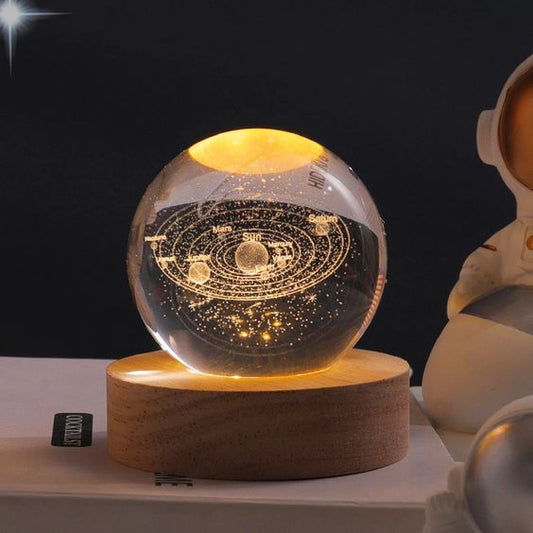 3D Crystal Ball (Saturn)