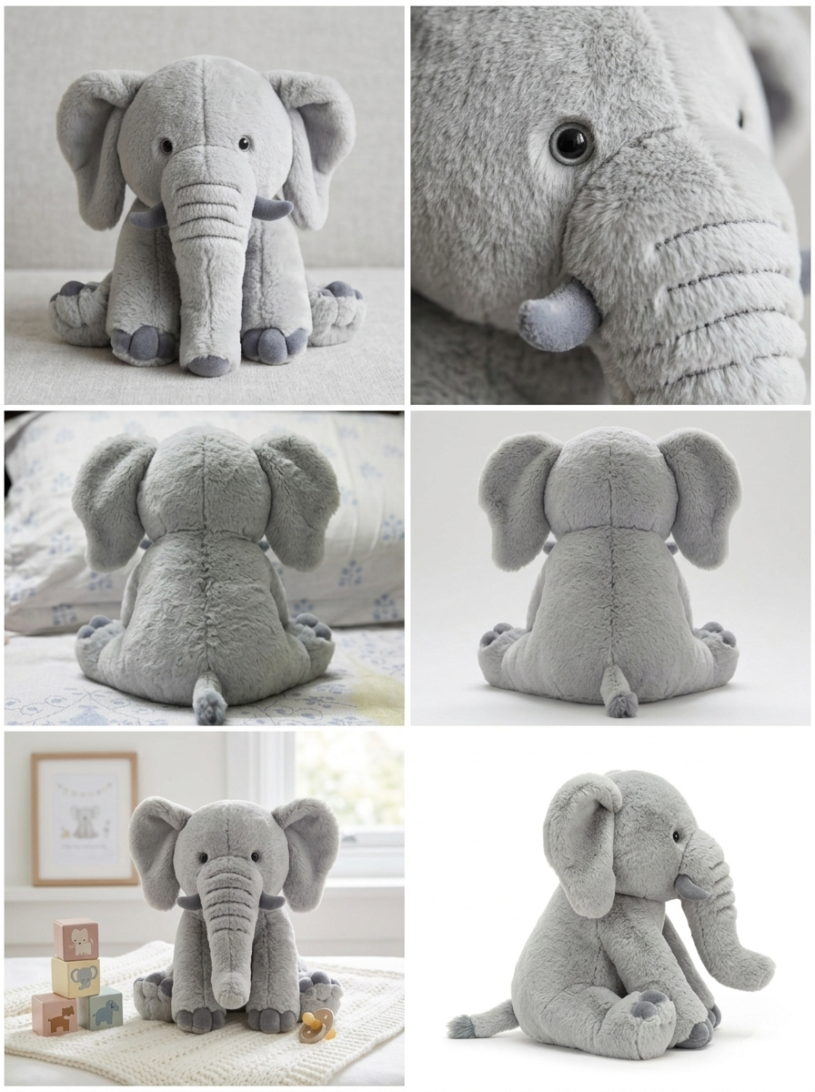 Elephant Teddy Bear (Imported)