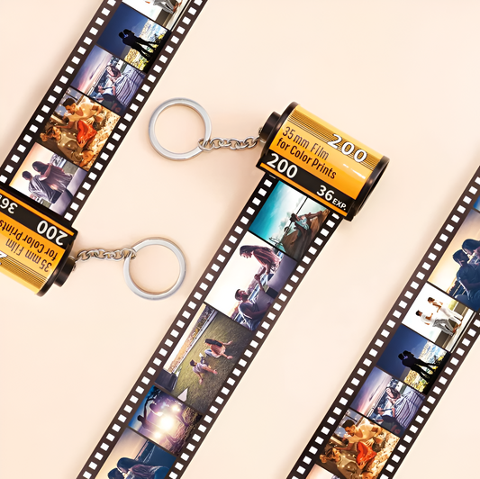 Personalised Camera Roll Keychain