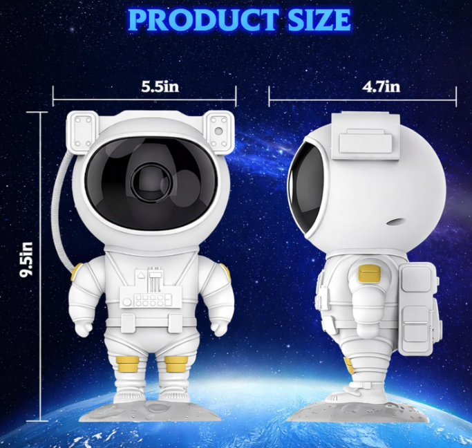 Astronaut Galaxy Projector Night Light