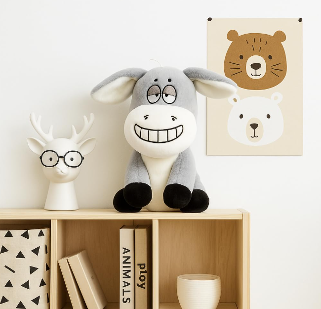 Cute Donkey Soft Toy (Imported)
