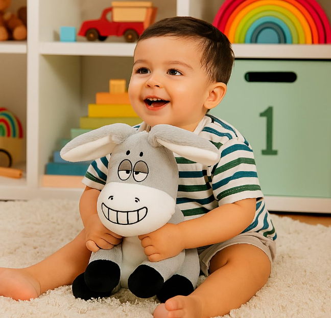 Cute Donkey Soft Toy (Imported)