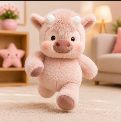 Running Highland Cow Plush