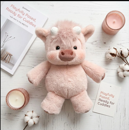 Running Highland Cow Plush