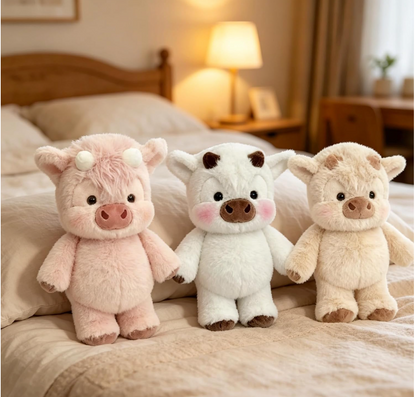 Running Highland Cow Plush